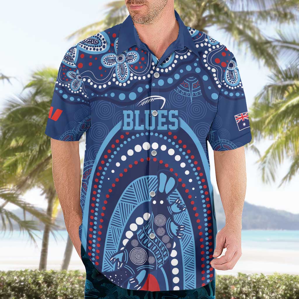 Personalized Australia NSW Rugby Indigenous Series Hawaiian Shirt Blues Platypus