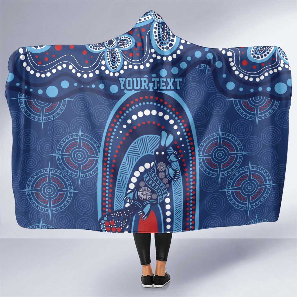 Personalized Australia NSW Rugby Indigenous Series Hooded Blanket Blues Platypus