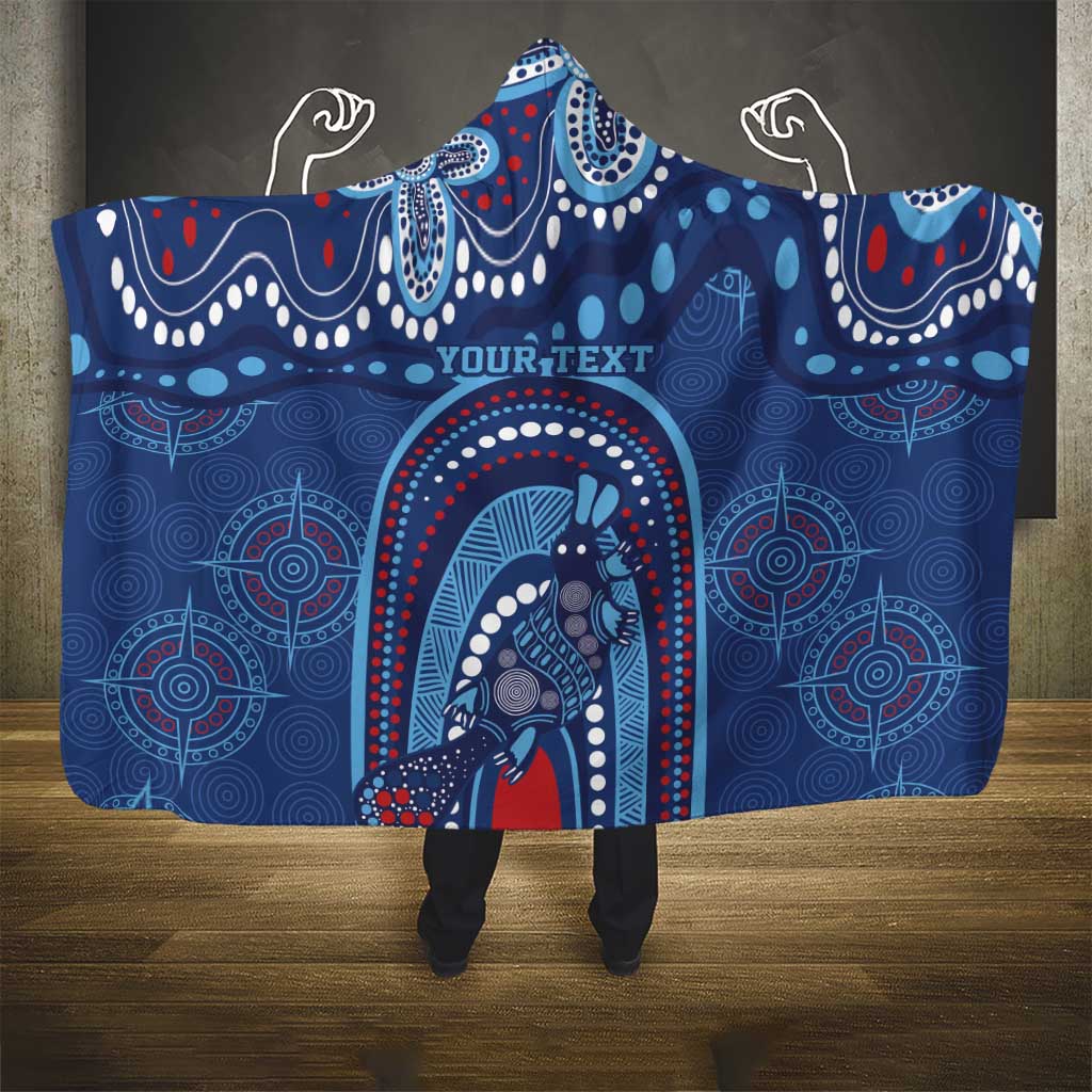 Personalized Australia NSW Rugby Indigenous Series Hooded Blanket Blues Platypus