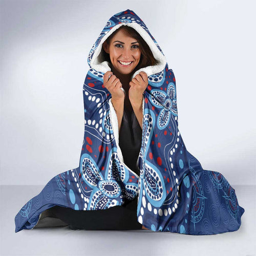 Personalized Australia NSW Rugby Indigenous Series Hooded Blanket Blues Platypus
