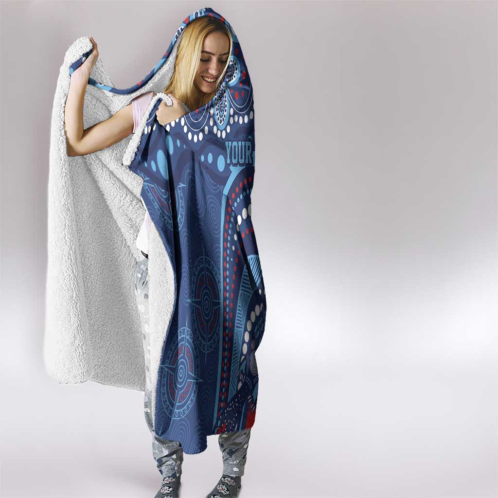 Personalized Australia NSW Rugby Indigenous Series Hooded Blanket Blues Platypus