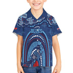 Personalized Australia NSW Rugby Indigenous Series Kid Hawaiian Shirt Blues Platypus