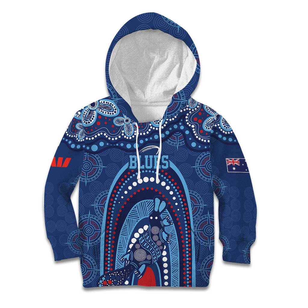 Personalized Australia NSW Rugby Indigenous Series Kid Hoodie Blues Platypus