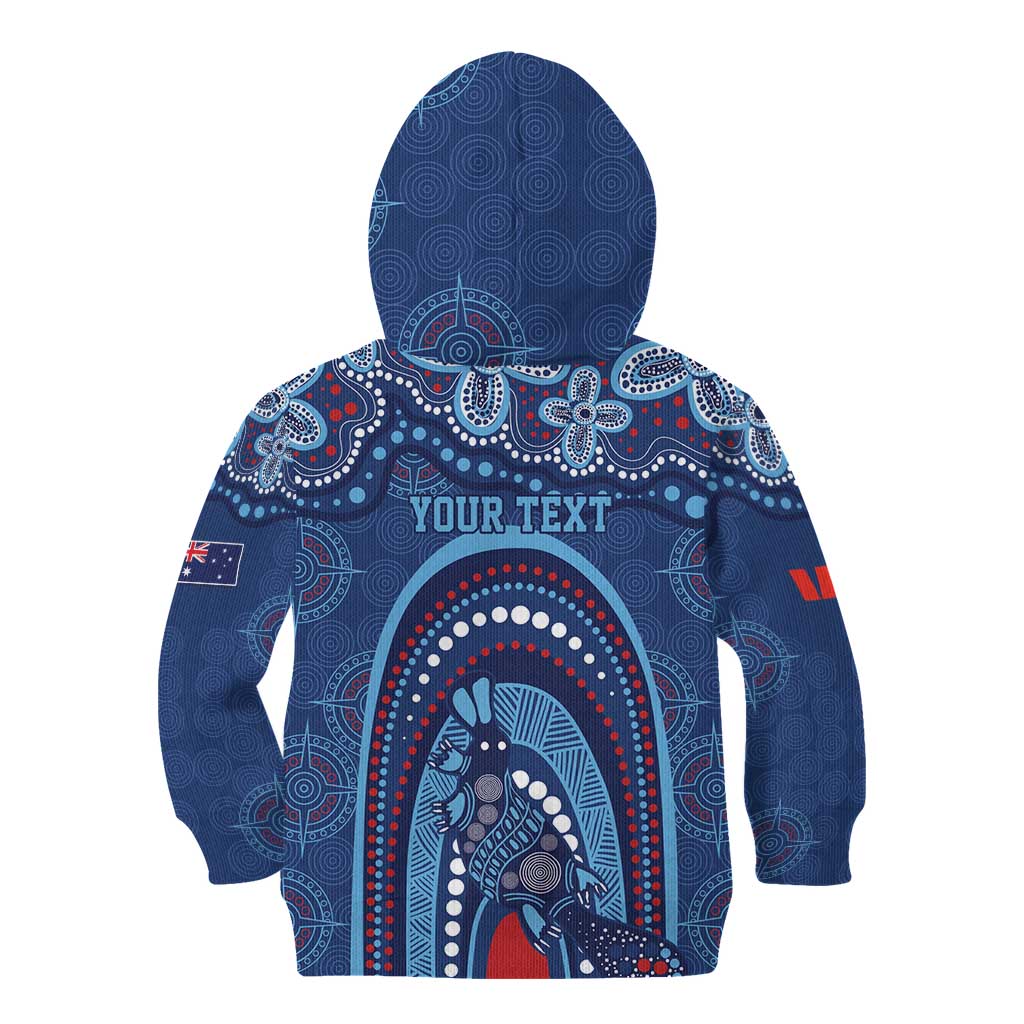 Personalized Australia NSW Rugby Indigenous Series Kid Hoodie Blues Platypus