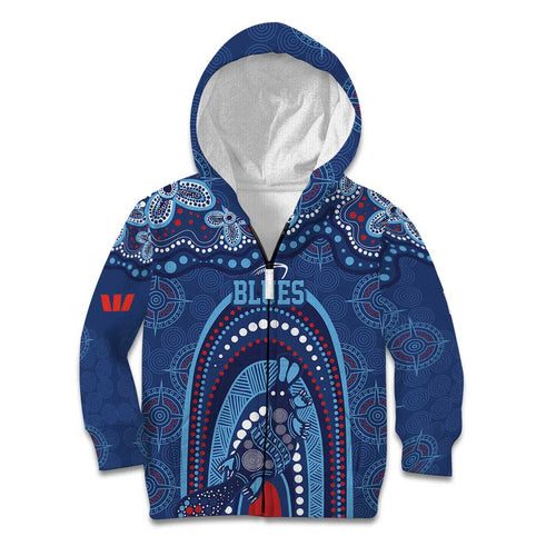 Personalized Australia NSW Rugby Indigenous Series Kid Hoodie Blues Platypus