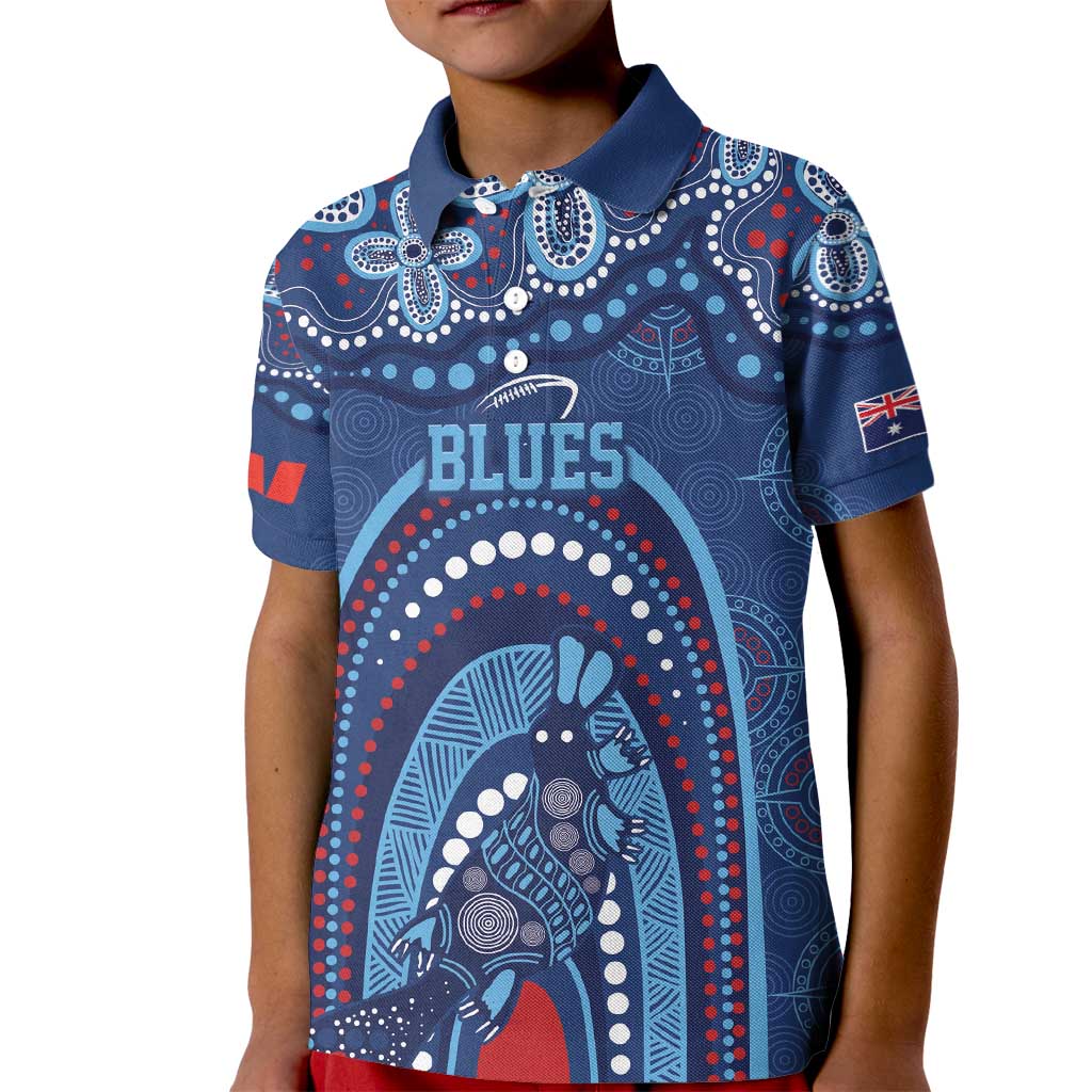 Personalized Australia NSW Rugby Indigenous Series Kid Polo Shirt Blues Platypus