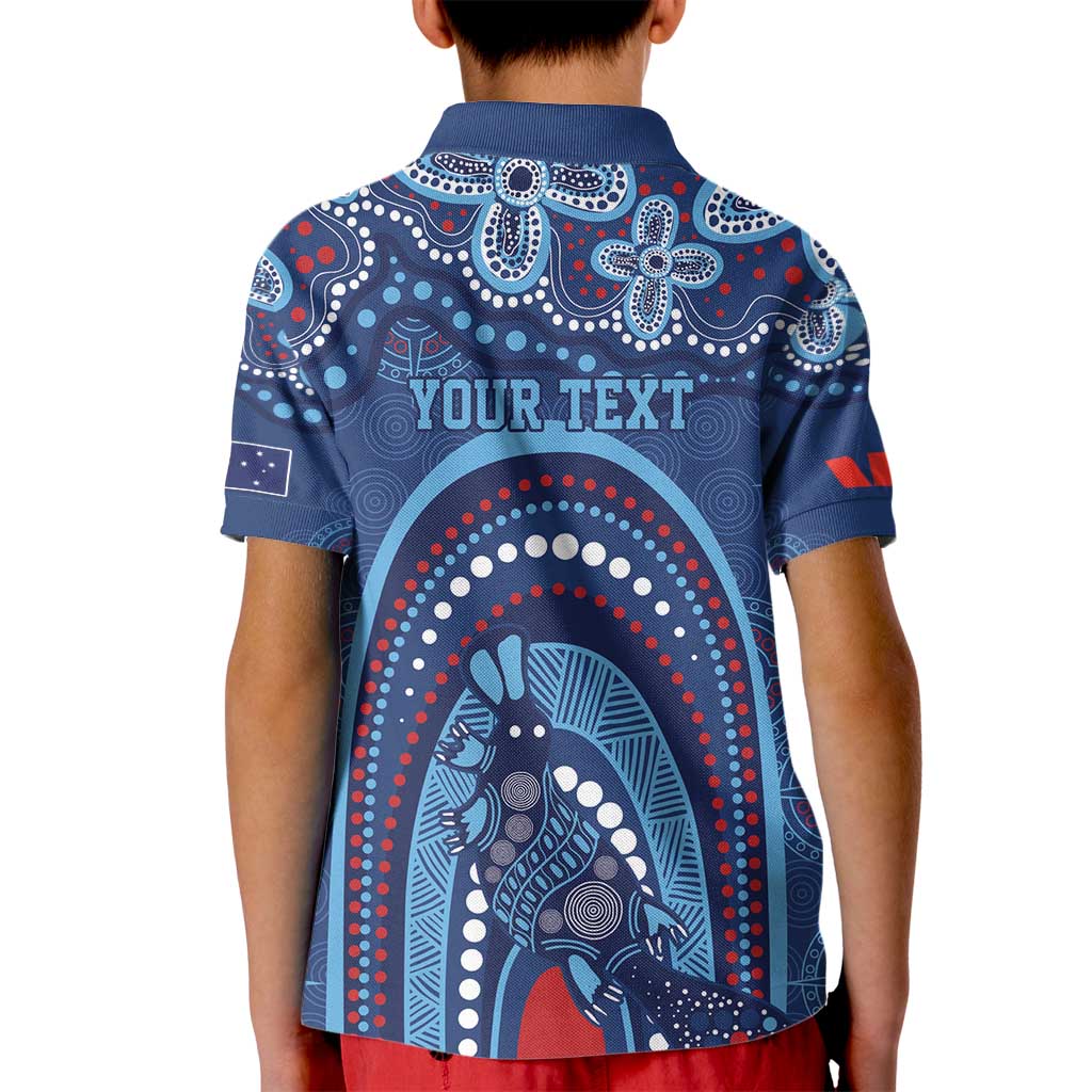 Personalized Australia NSW Rugby Indigenous Series Kid Polo Shirt Blues Platypus