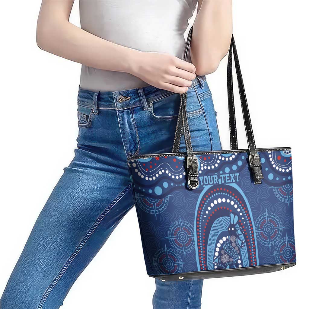 Personalized Australia NSW Rugby Indigenous Series Leather Tote Bag Blues Platypus