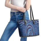 Personalized Australia NSW Rugby Indigenous Series Leather Tote Bag Blues Platypus