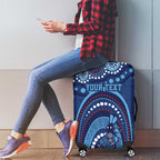 Personalized Australia NSW Rugby Indigenous Series Luggage Cover Blues Platypus