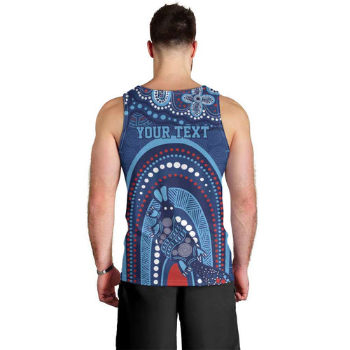 Personalized Australia NSW Rugby Indigenous Series Men Tank Top Blues Platypus