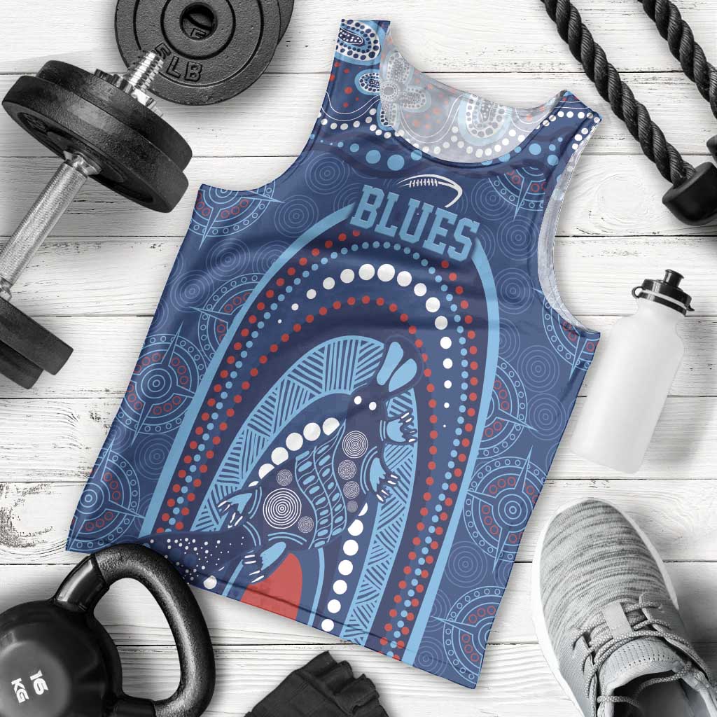 Personalized Australia NSW Rugby Indigenous Series Men Tank Top Blues Platypus