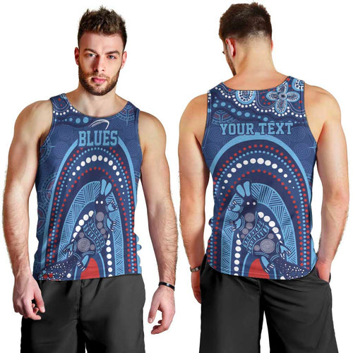 Personalized Australia NSW Rugby Indigenous Series Men Tank Top Blues Platypus