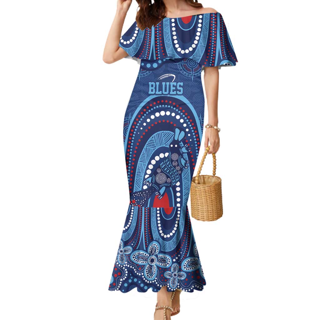 Personalized Australia NSW Rugby Indigenous Series Mermaid Dress Blues Platypus