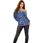 Personalized Australia NSW Rugby Indigenous Series Off Shoulder Sweater Blues Platypus