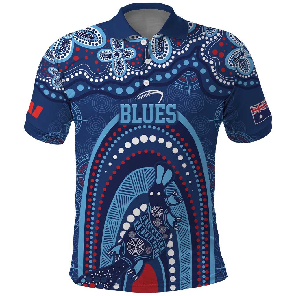 Personalized Australia NSW Rugby Indigenous Series Polo Shirt Blues Platypus