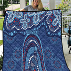 Personalized Australia NSW Rugby Indigenous Series Quilt Blues Platypus