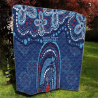 Personalized Australia NSW Rugby Indigenous Series Quilt Blues Platypus