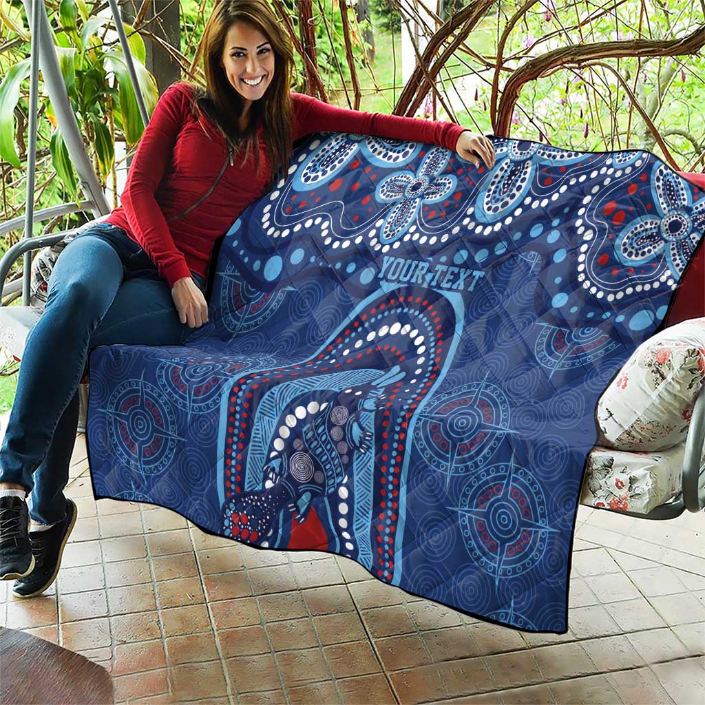Personalized Australia NSW Rugby Indigenous Series Quilt Blues Platypus