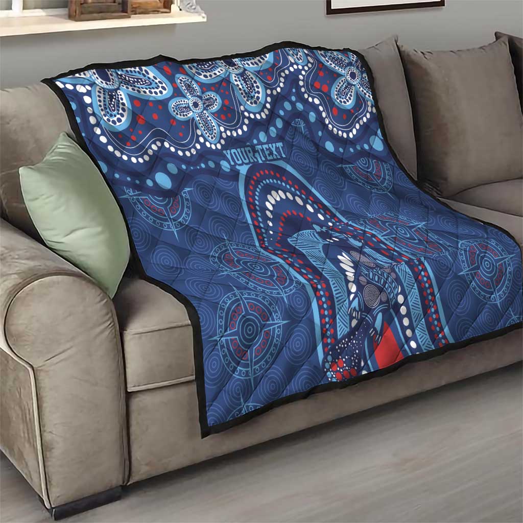 Personalized Australia NSW Rugby Indigenous Series Quilt Blues Platypus