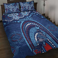 Personalized Australia NSW Rugby Indigenous Series Quilt Bed Set Blues Platypus