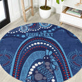 Personalized Australia NSW Rugby Indigenous Series Round Carpet Blues Platypus