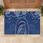 Personalized Australia NSW Rugby Indigenous Series Rubber Doormat Blues Platypus