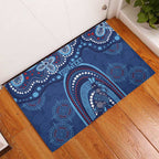 Personalized Australia NSW Rugby Indigenous Series Rubber Doormat Blues Platypus