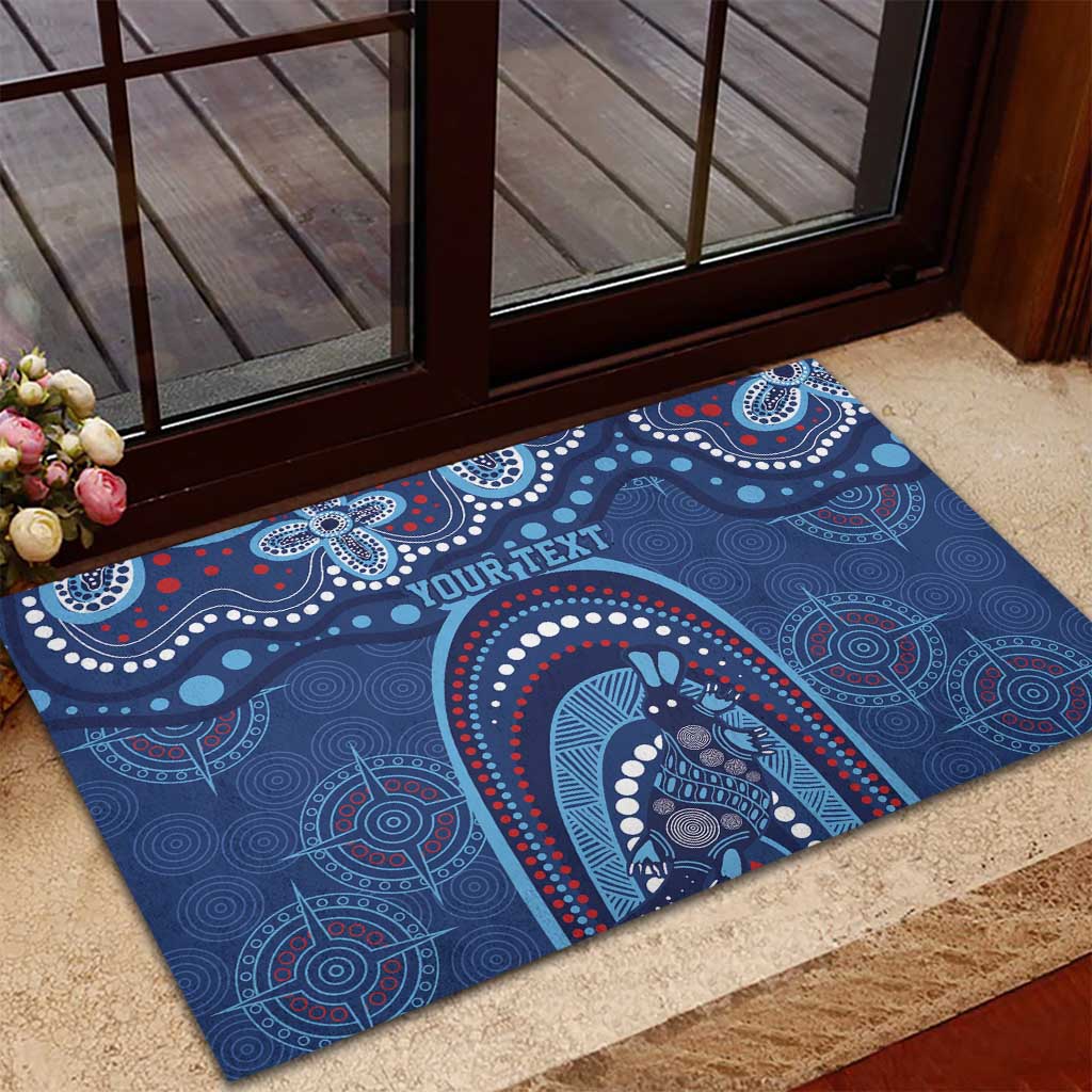 Personalized Australia NSW Rugby Indigenous Series Rubber Doormat Blues Platypus