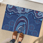Personalized Australia NSW Rugby Indigenous Series Rubber Doormat Blues Platypus