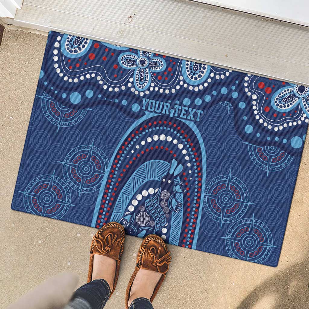 Personalized Australia NSW Rugby Indigenous Series Rubber Doormat Blues Platypus