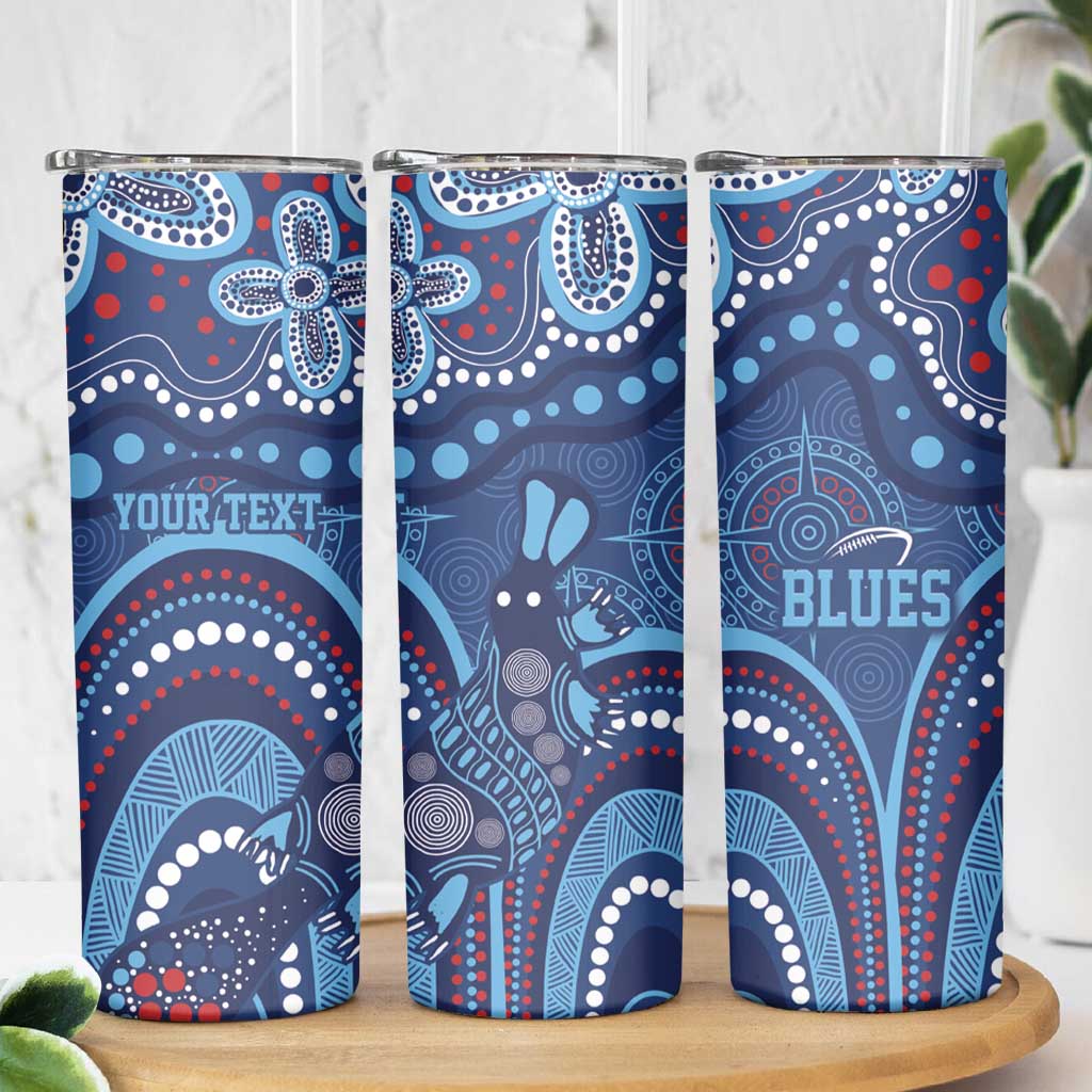 Personalized Australia NSW Rugby Indigenous Series Skinny Tumbler Blues Platypus
