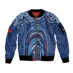 Personalized Australia NSW Rugby Indigenous Series Sleeve Zip Bomber Jacket Blues Platypus