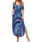 Personalized Australia NSW Rugby Indigenous Series Summer Maxi Dress Blues Platypus