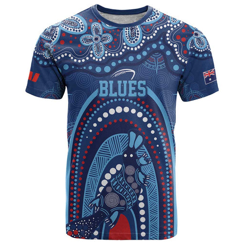 Personalized Australia NSW Rugby Indigenous Series T Shirt Blues Platypus