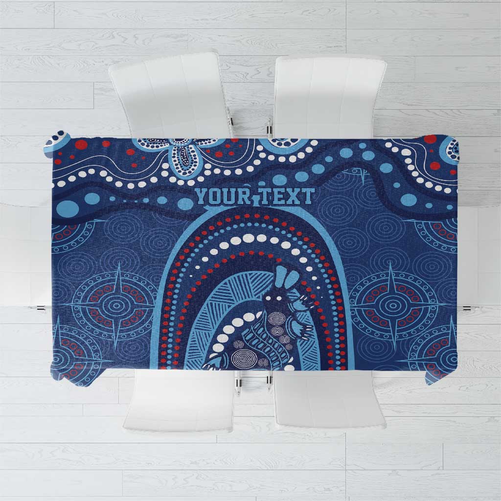 Personalized Australia NSW Rugby Indigenous Series Tablecloth Blues Platypus