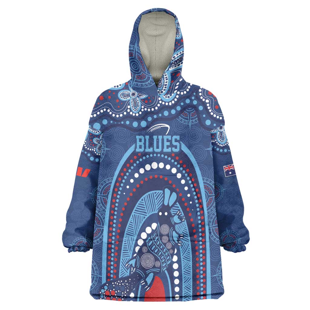 Personalized Australia NSW Rugby Indigenous Series Wearable Blanket Hoodie Blues Platypus