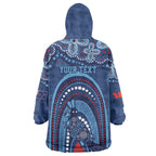 Personalized Australia NSW Rugby Indigenous Series Wearable Blanket Hoodie Blues Platypus