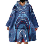 Personalized Australia NSW Rugby Indigenous Series Wearable Blanket Hoodie Blues Platypus