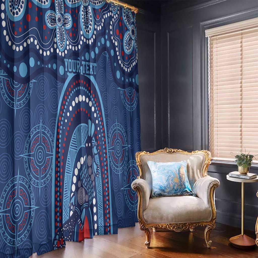 Personalized Australia NSW Rugby Indigenous Series Window Curtain Blues Platypus