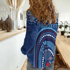 Personalized Australia NSW Rugby Indigenous Series Women Casual Shirt Blues Platypus