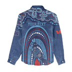 Personalized Australia NSW Rugby Indigenous Series Women Casual Shirt Blues Platypus