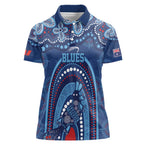 Personalized Australia NSW Rugby Indigenous Series Women Polo Shirt Blues Platypus