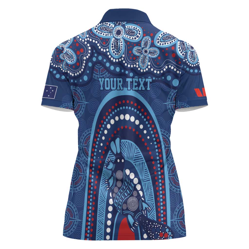 Personalized Australia NSW Rugby Indigenous Series Women Polo Shirt Blues Platypus