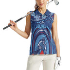 Personalized Australia NSW Rugby Indigenous Series Women Sleeveless Polo Shirt Blues Platypus