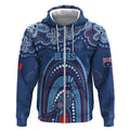 Personalized Australia NSW Rugby Indigenous Series Zip Hoodie Blues Platypus