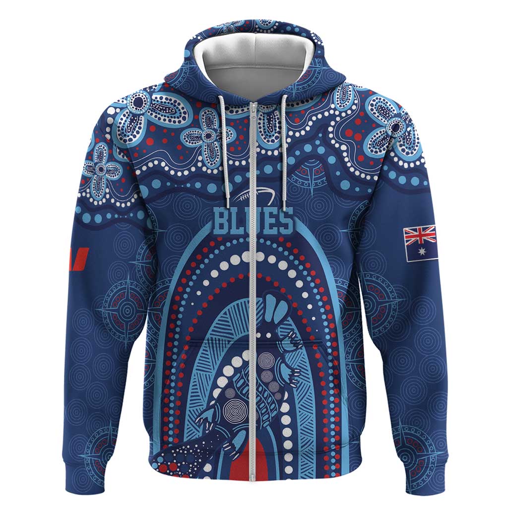 Personalized Australia NSW Rugby Indigenous Series Zip Hoodie Blues Platypus