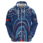 Personalized Australia NSW Rugby Indigenous Series Zip Hoodie Blues Platypus