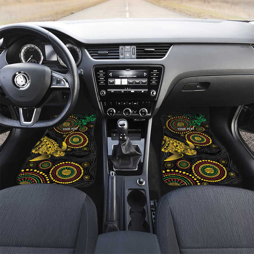 Vanuatu Personalized Aboriginal Arts Car Mats Turtle and Iguana Special - Aussie Hoodie