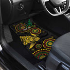 Vanuatu Personalized Aboriginal Arts Car Mats Turtle and Iguana Special - Aussie Hoodie